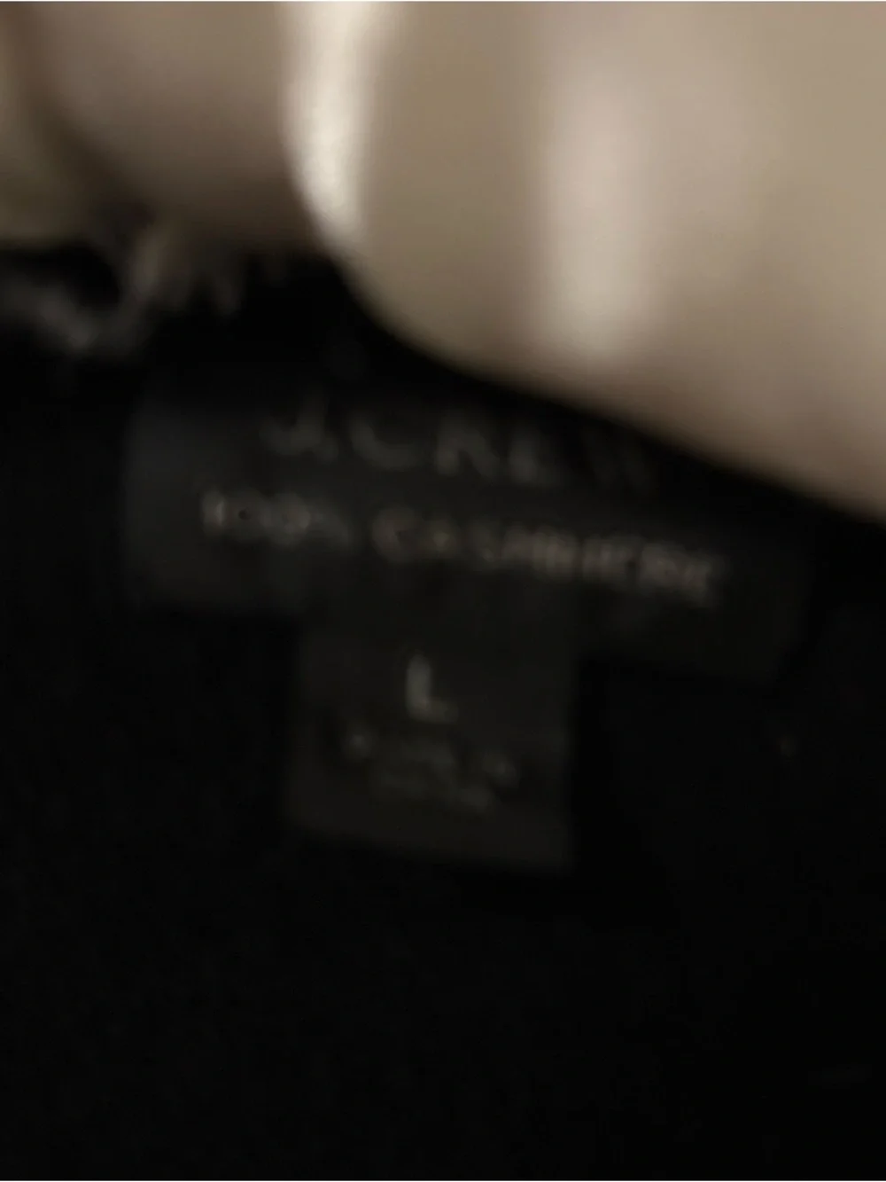 J.Crew Black Crewneck Cashmere Sweater-Large Classic Minimalist-SOFT - Picture 2 of 3